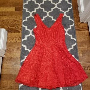 Red Skater Dress